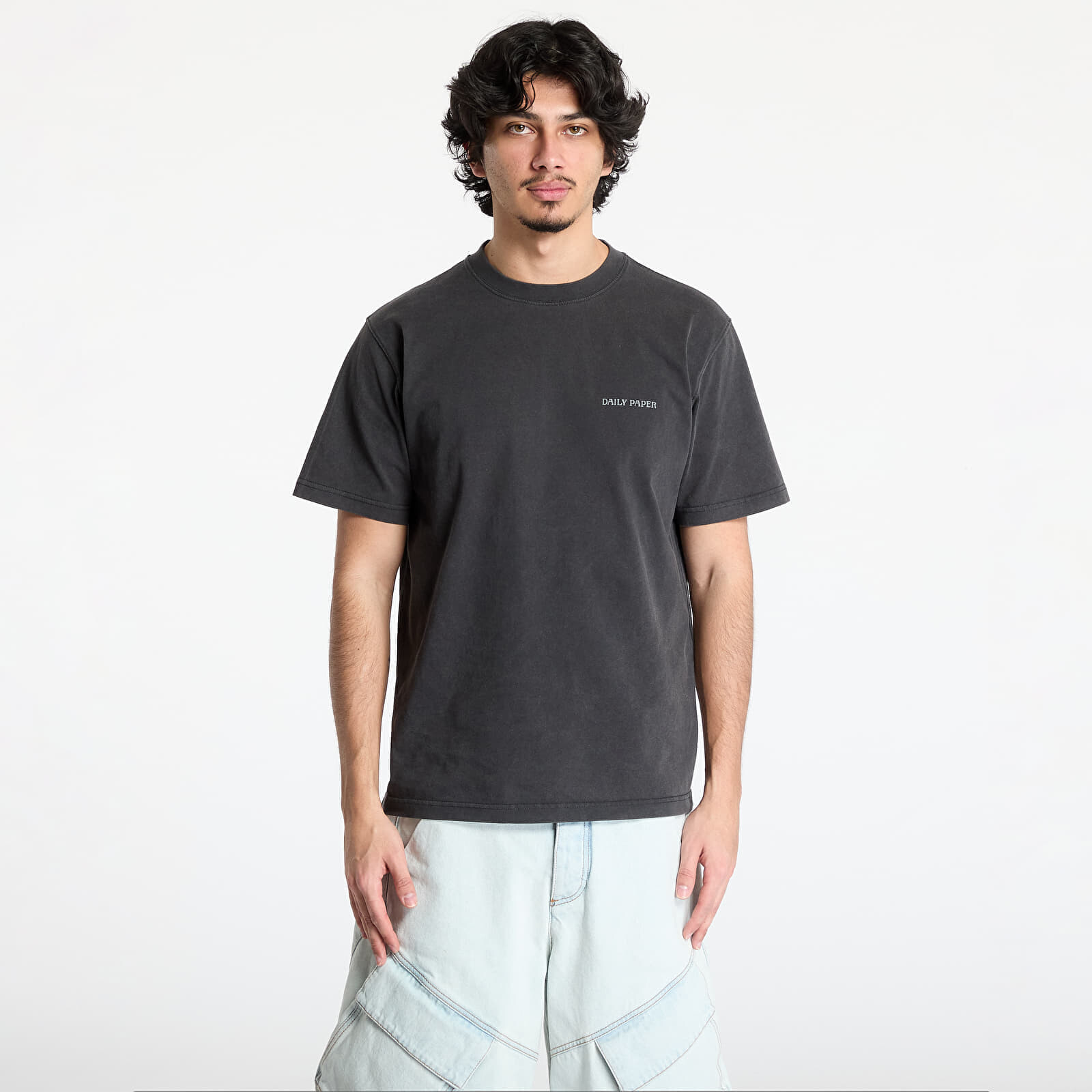 Tričko Daily Paper Senses T-Shirt UNISEX Washed Black XL