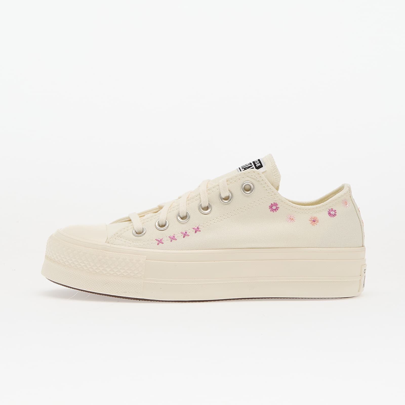 Tenisky Converse Chuck Taylor All Star Lift Floral Embroidery Low Top Egret/ Sugar Berry/ Cactus Bud EUR 39