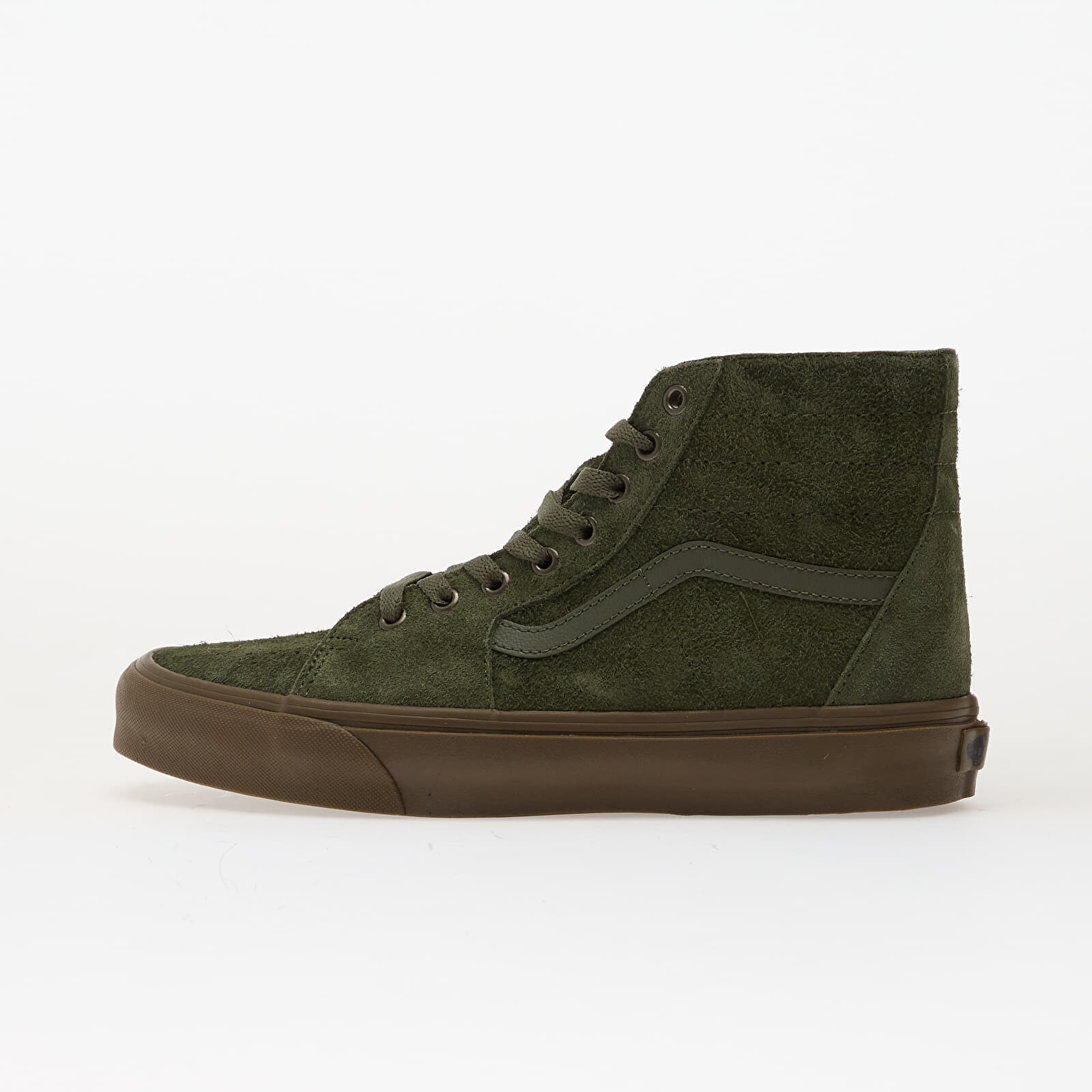 Tenisky Vans SK8-Hi Tapered Hairy Suede Olive/ Gum EUR 44.5