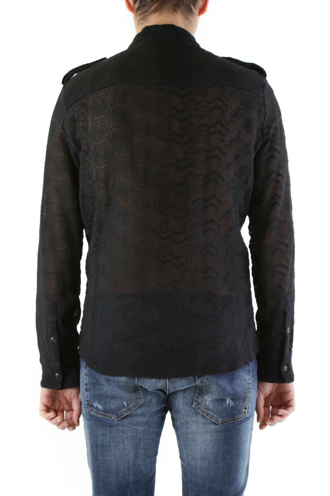 Čierna pánska košeľa Absolut Joy