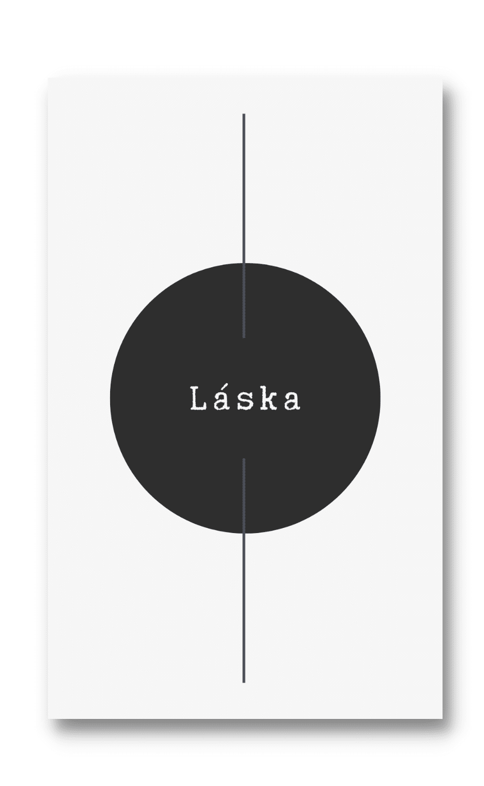 Personal Etiketa na fľašu - Minimalism Láska Zvoľte množstvo: od 15 do 30 ks