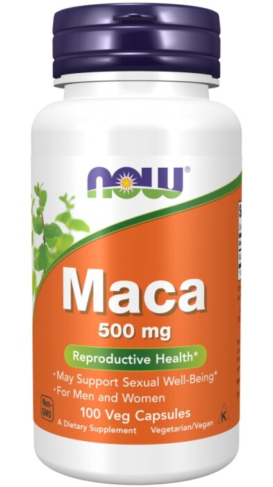Now foods maca 500 mg 250 rostlinných kapsúl