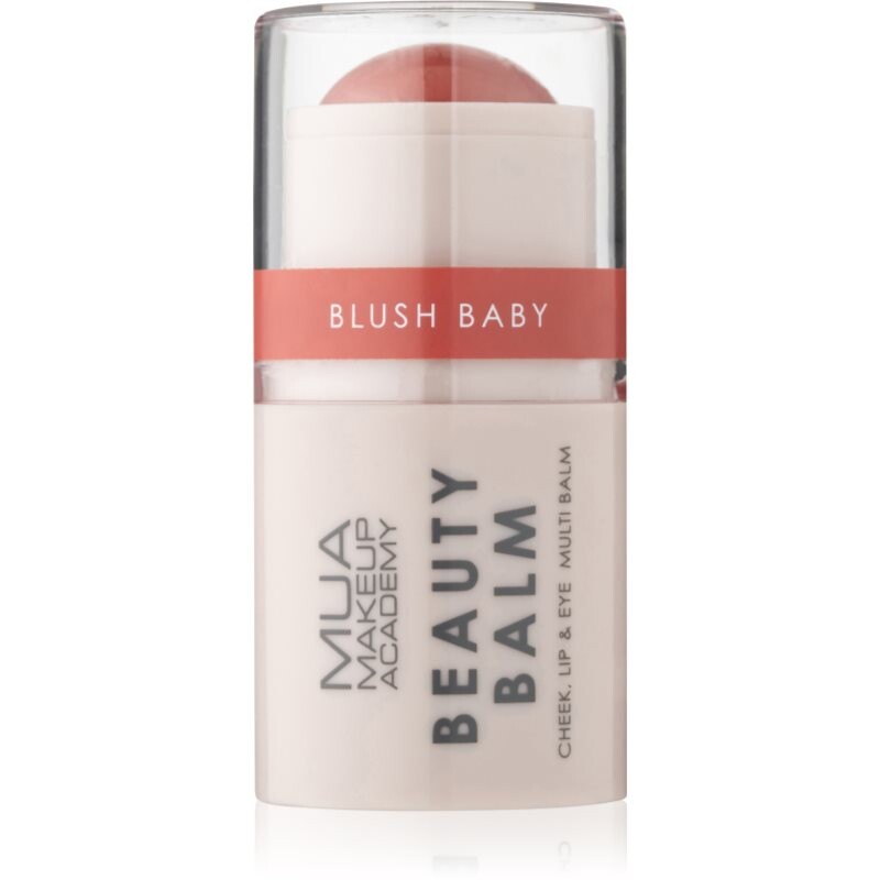 MUA Makeup Academy Beauty Balm krémová lícenka v tyčinke odtieň Blush Baby 4 g