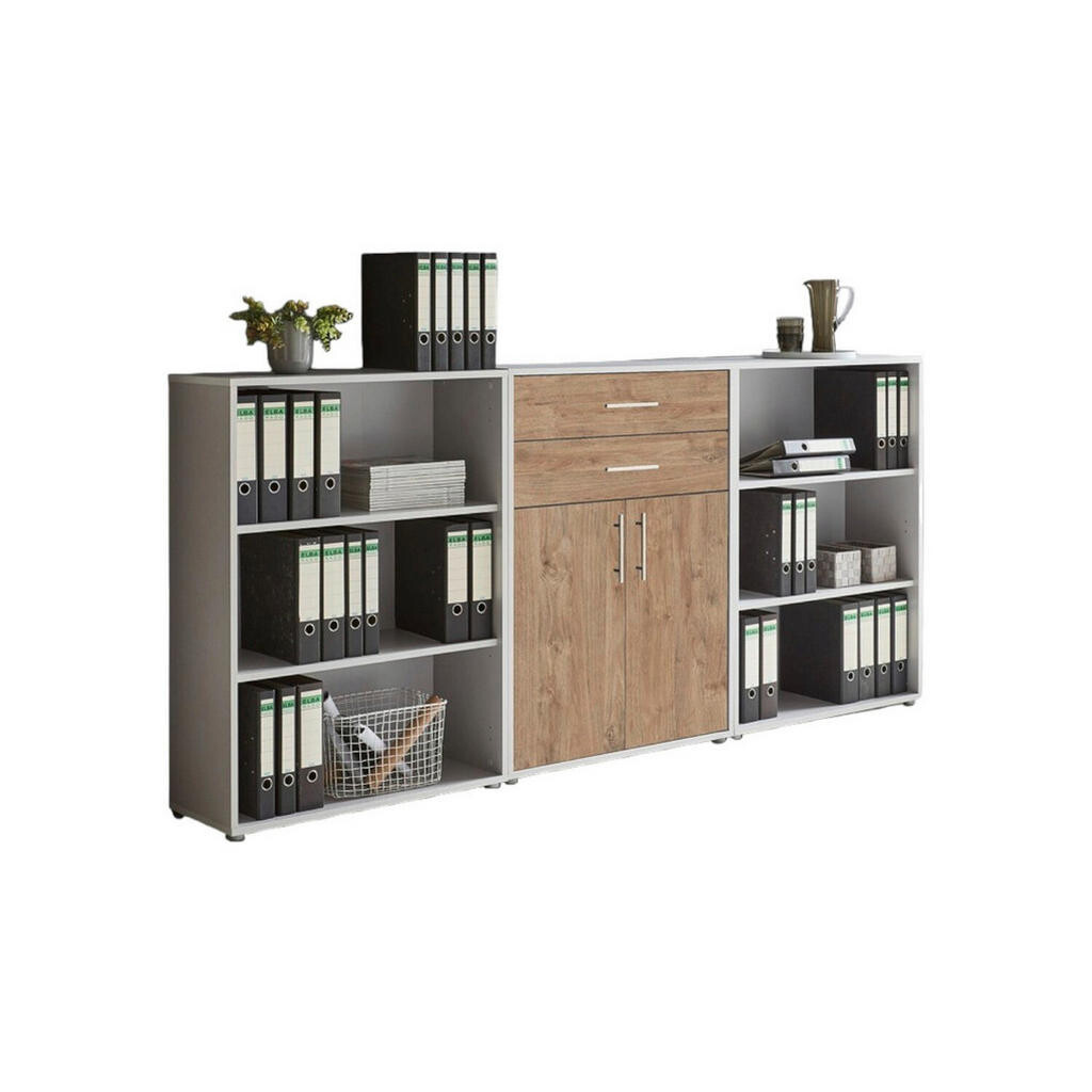 MID.YOU SKRINKA NA DOKUMENTY, sivá, farba duba, 253,2/113,6/33 cm