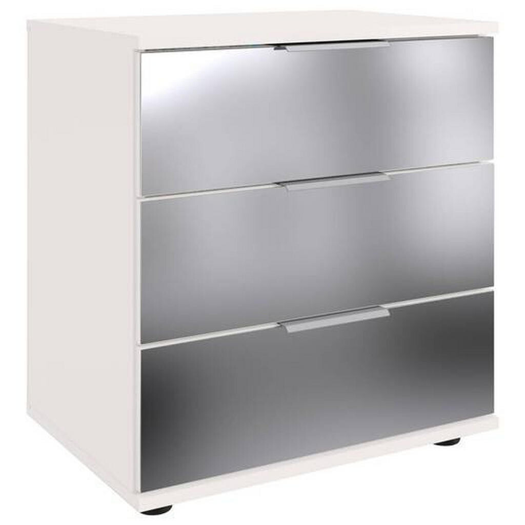 MID.YOU NOČNÝ STOLÍK, číra, biela, 52/58/38 cm