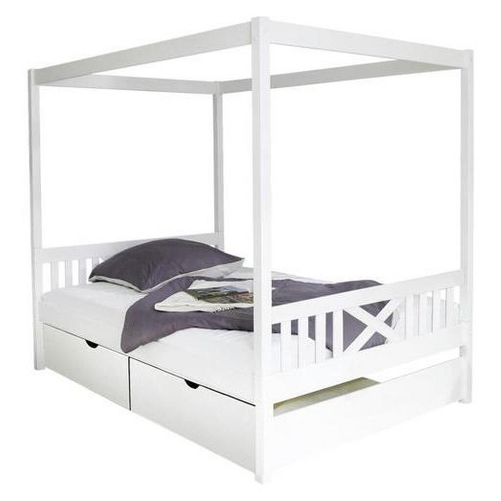 MID.YOU POSTEĽ S NEBESAMI, 140/200 cm biela