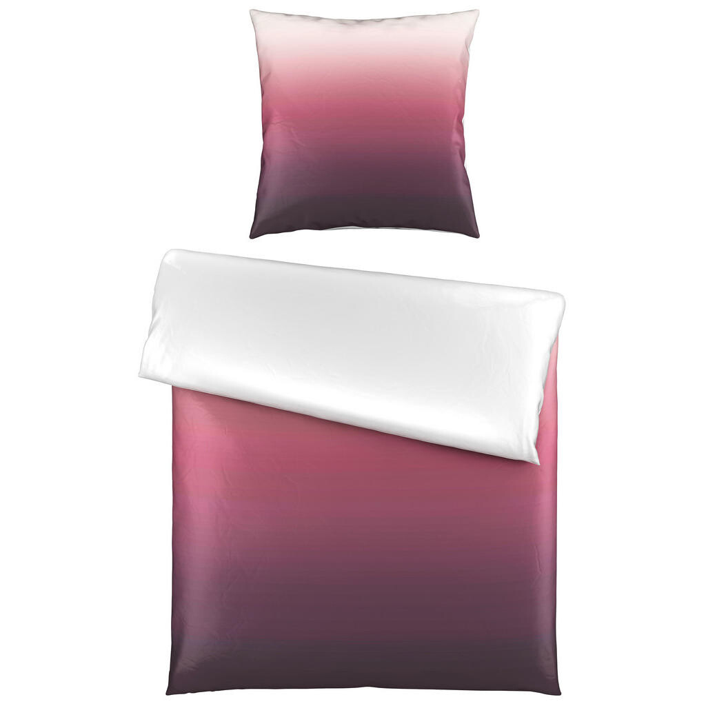 Novel POSTEĽNÁ BIELIZEŇ, satén, hnedofialová, 135/200 cm