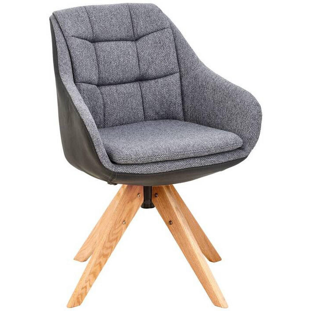 Landscape STOLIČKA S PODRÚČKAMI, tkaná textília, mikrovlákno, antracitová, sivá, farba duba