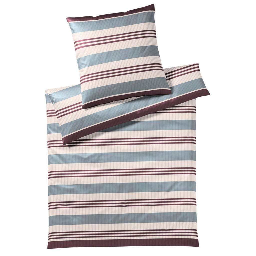 Yes for bed POSTEĽNÁ BIELIZEŇ, makosatén, sivá, vínovočervená, 155/220 cm