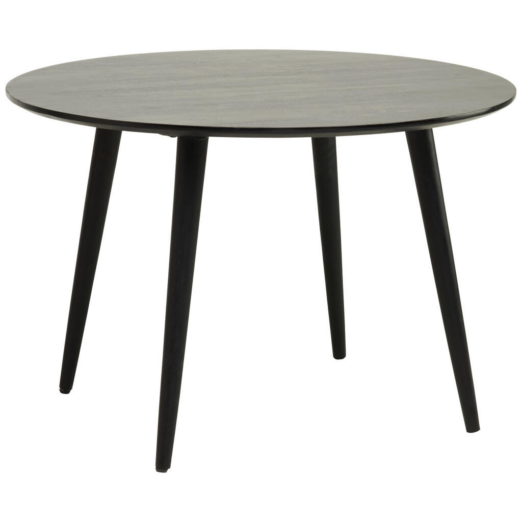 MID.YOU JEDÁLENSKÝ STÔL, akácia, čierna, 115/76/115 cm