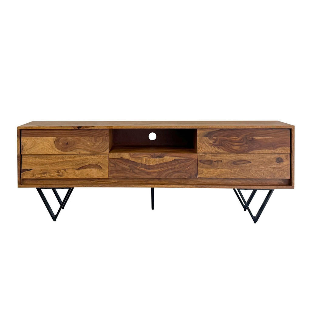 Livetastic NÍZKA KOMODA, indický palisander, farba indického palisandra, 160/56/35 cm