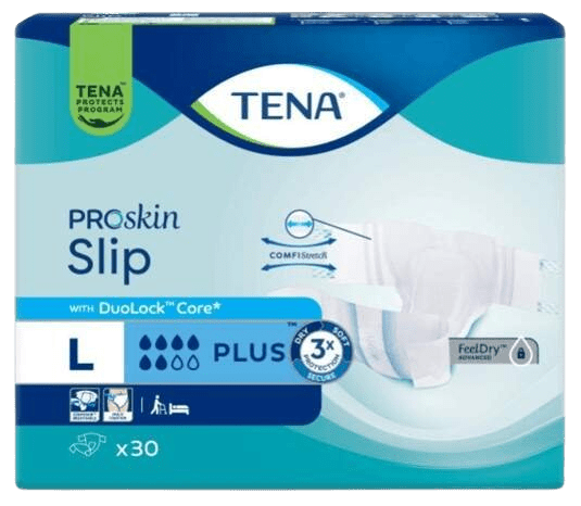 TENA Slip Plus L inkontinenčné nohavičky 30 ks