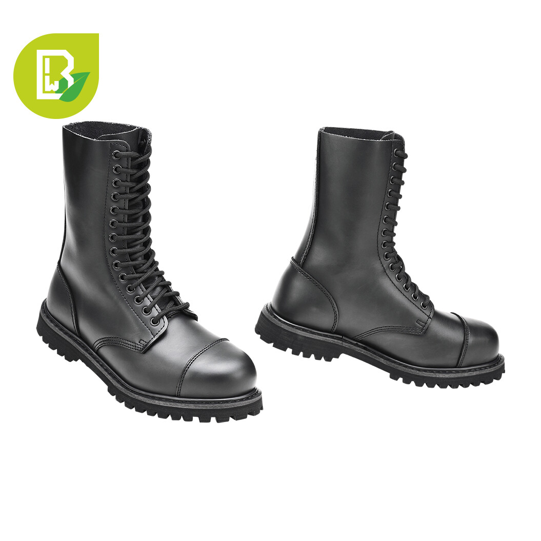 Topánky Brandit Vegantom Boots 14-dierkové - čierne, 4