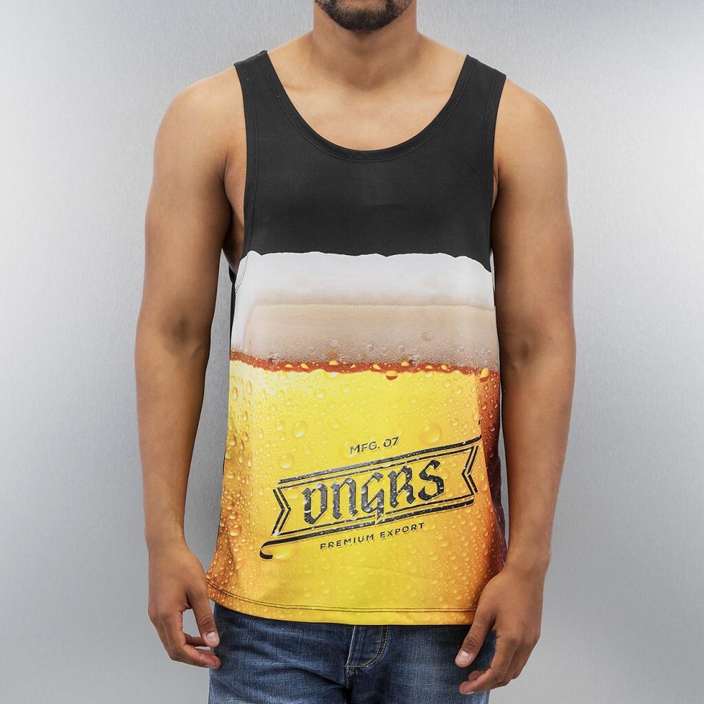 Tielko Just Rhyse Premium Export - čierne-žlté, M