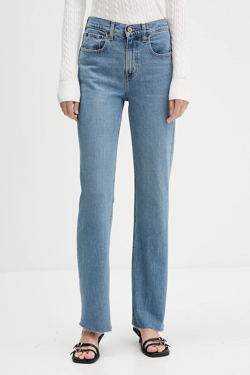 Rifle Abercrombie & Fitch vysoký pás, KI155-5696-278