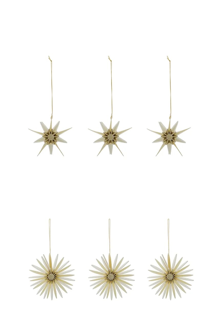 Závesná dekorácia House Doctor HDStari 2 x 8 cm 3-pak viac farieb