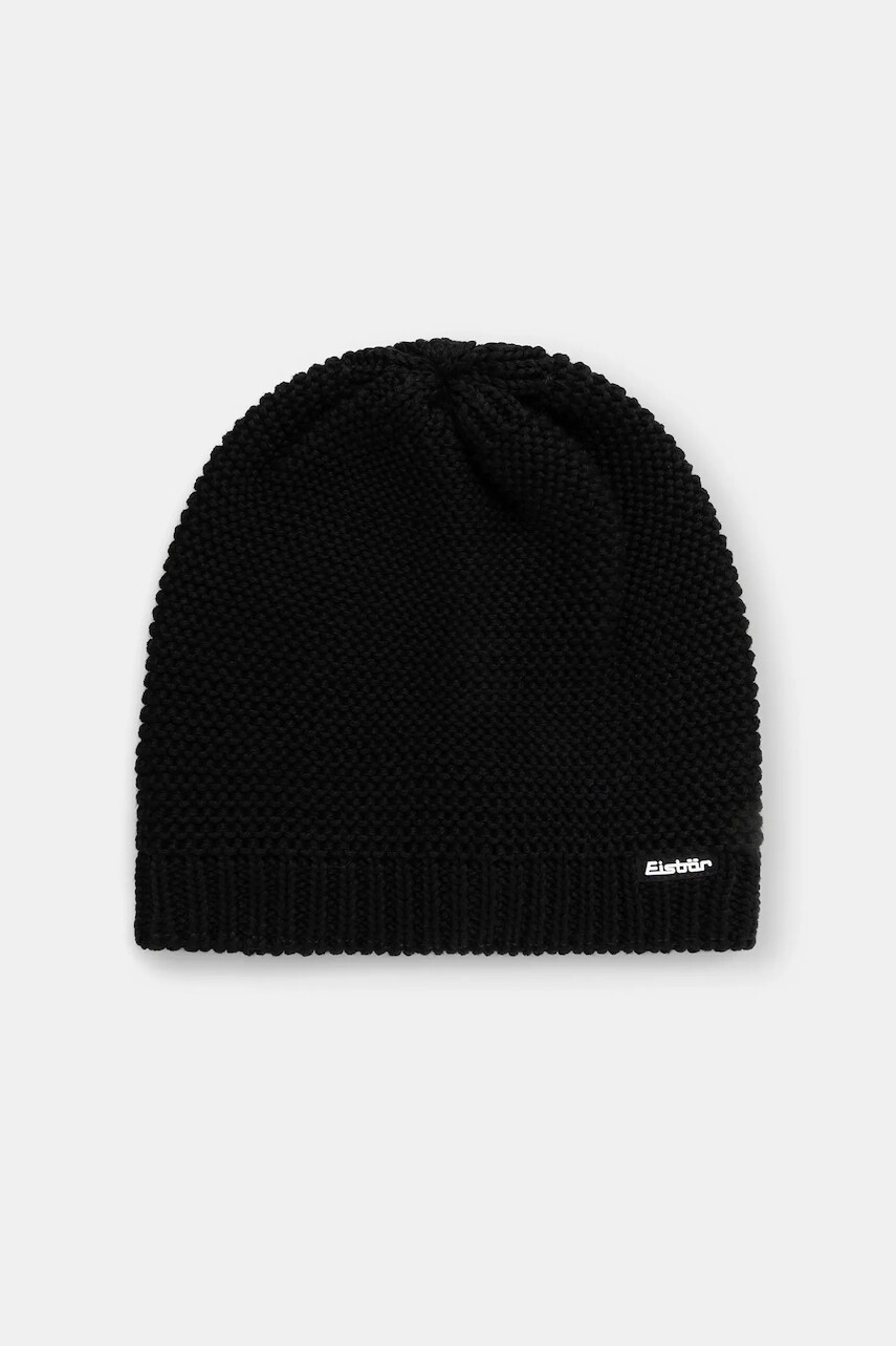 Čiapka s prímesou vlny Eisbar Corson OS MÜ čierna farba, E30336