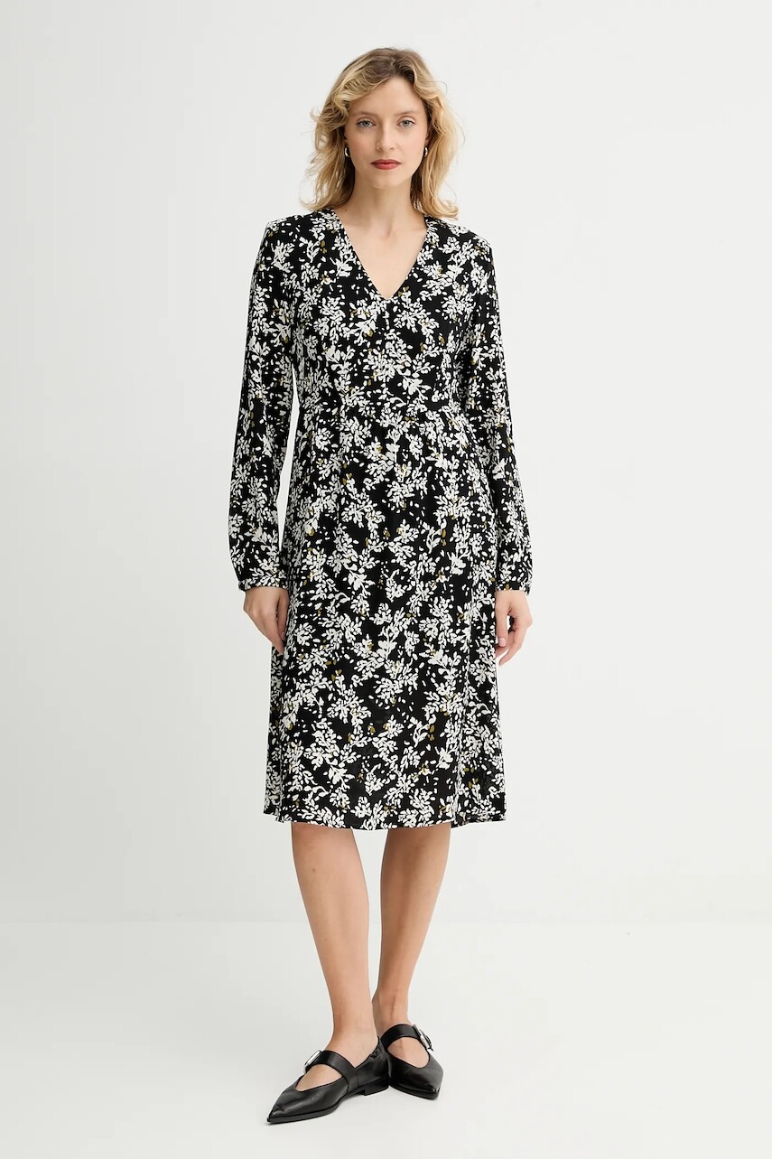 Šaty Marc O'Polo čierna farba, mini, rovný strih, 509098321303