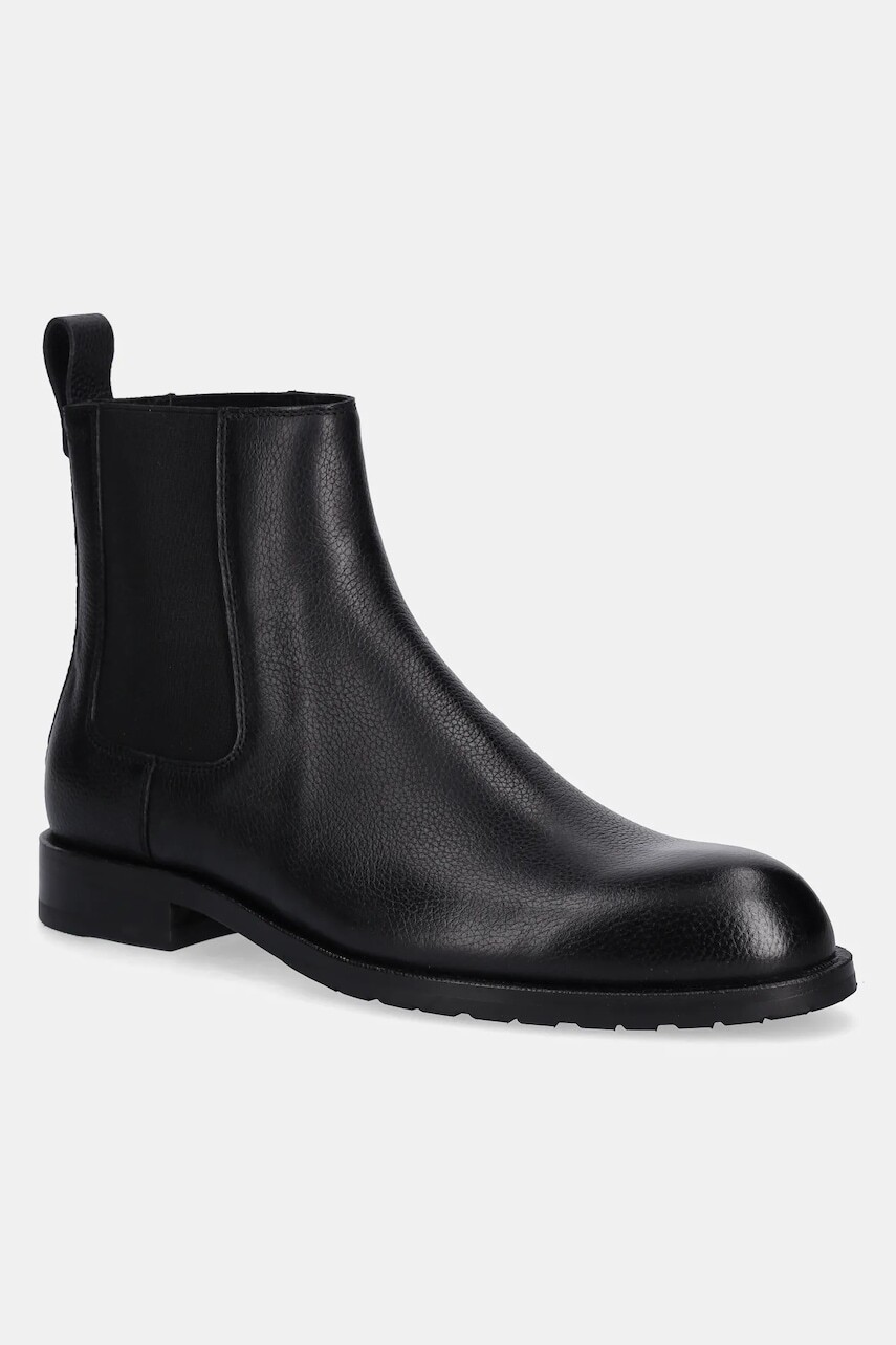 Kožené topánky chelsea BOSS Tayil-L čierna farba, 50552541