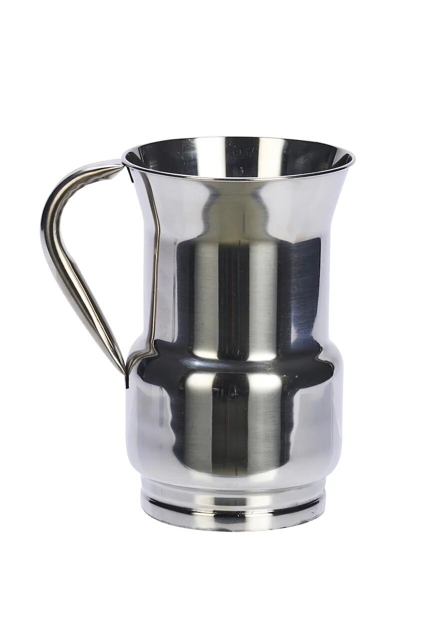 Džbán Madam Stoltz 12,5 x 19,5 cm šedá farba