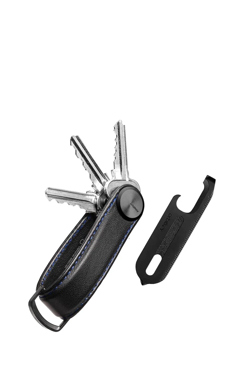 Darčeková sada: organizér na kľúče a multifunkčný nástroj Orbitkey Pro čierna farba