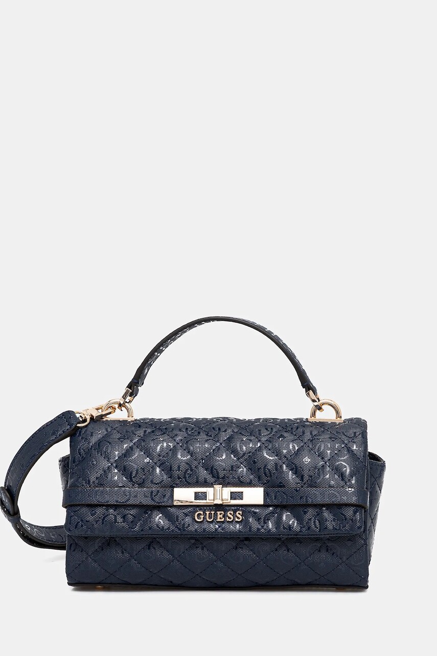Kabelka Guess IDRA tmavomodrá farba, HWGG81 57200