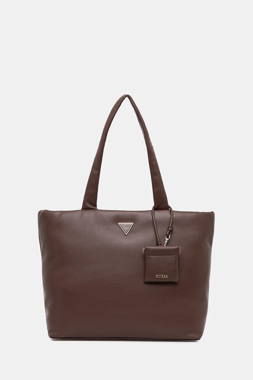 Kabelka Guess SUNETRA hnedá farba, HWNG75 34230