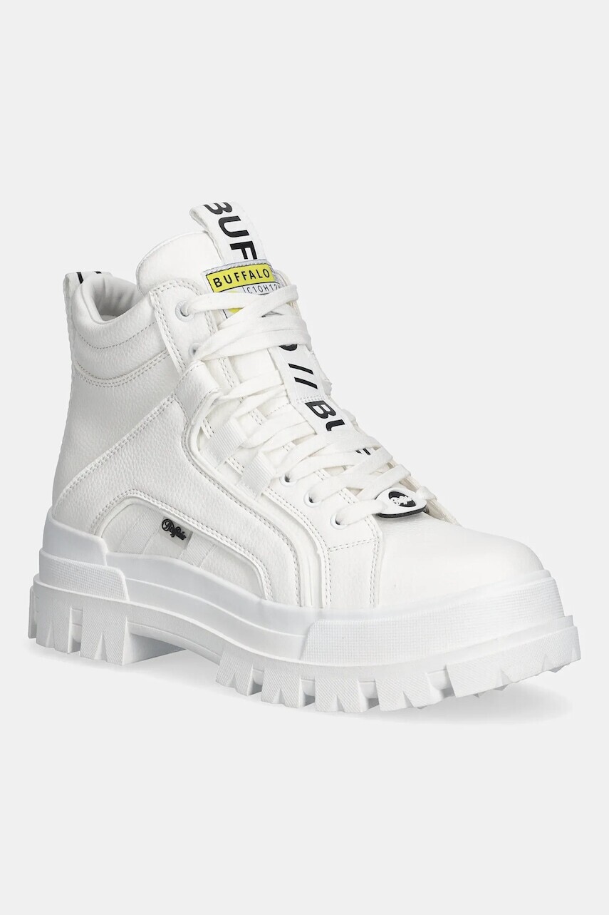 Topánky Buffalo Aspha Nc Mid Bs biela farba, 1400002-WHT