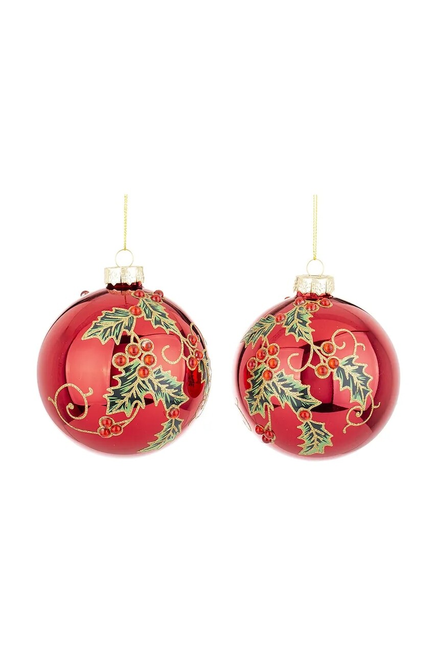 Sada vianočných ozdôb home & lifestyle 10 x 10 x 10 cm 2-pak viac farieb