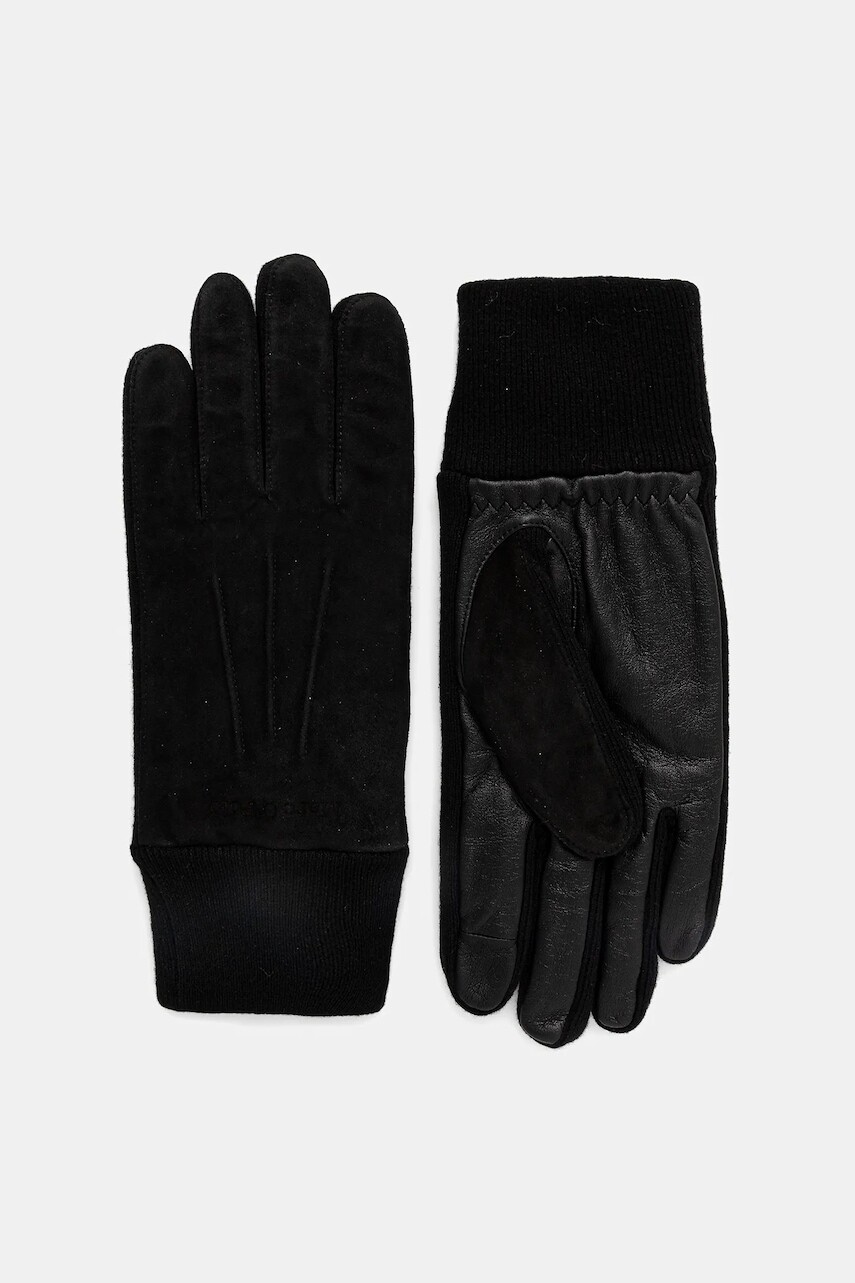 Kožené rukavice Marc O'Polo čierna farba, 530813804054