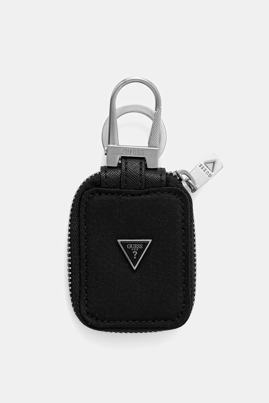 Obal na slúchadlá Guess MILANO čierna farba, PMMINY P5416