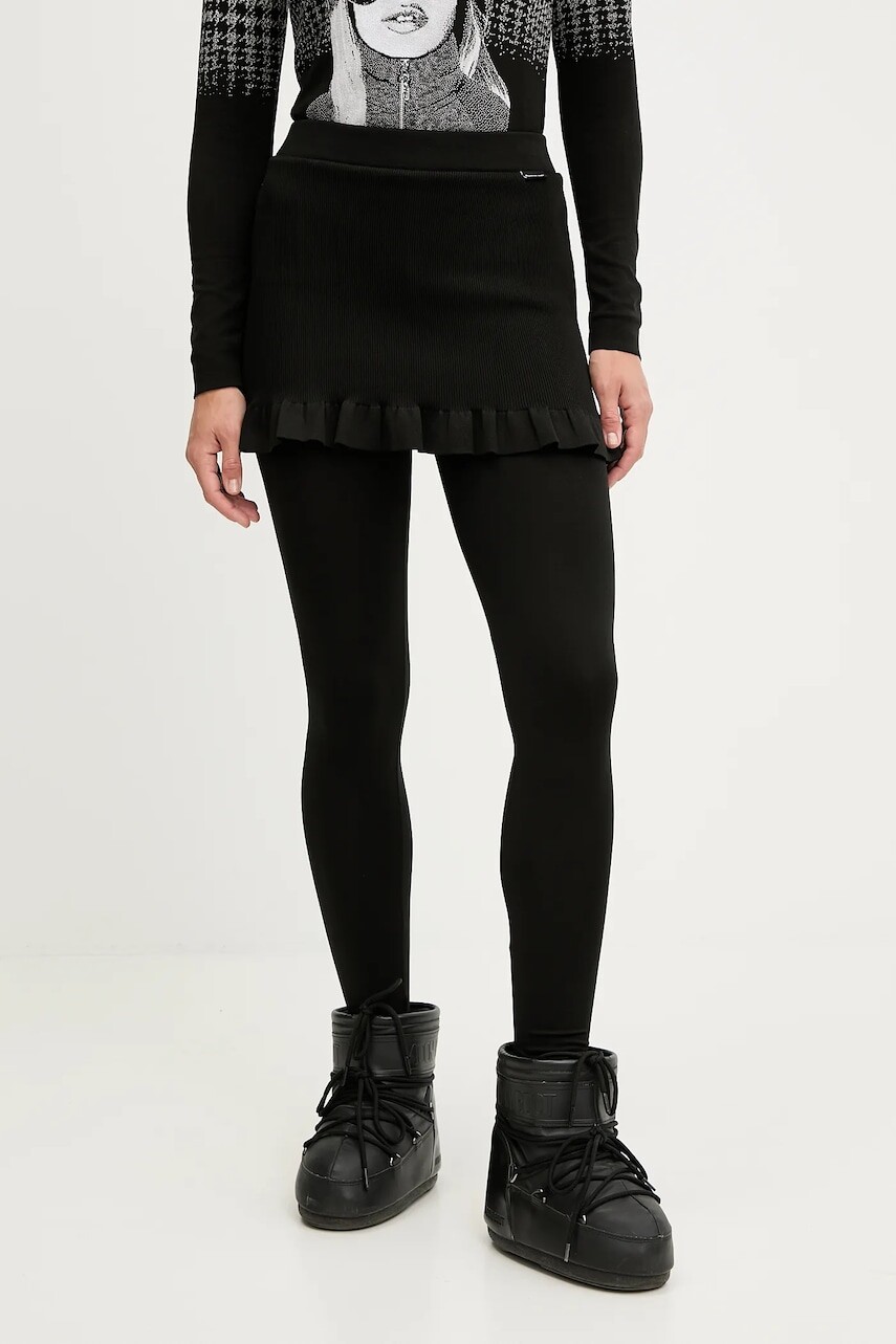 Športové legíny Newland LADY SKIRT LEGGINGS čierna farba, jednofarebné, N46822.15