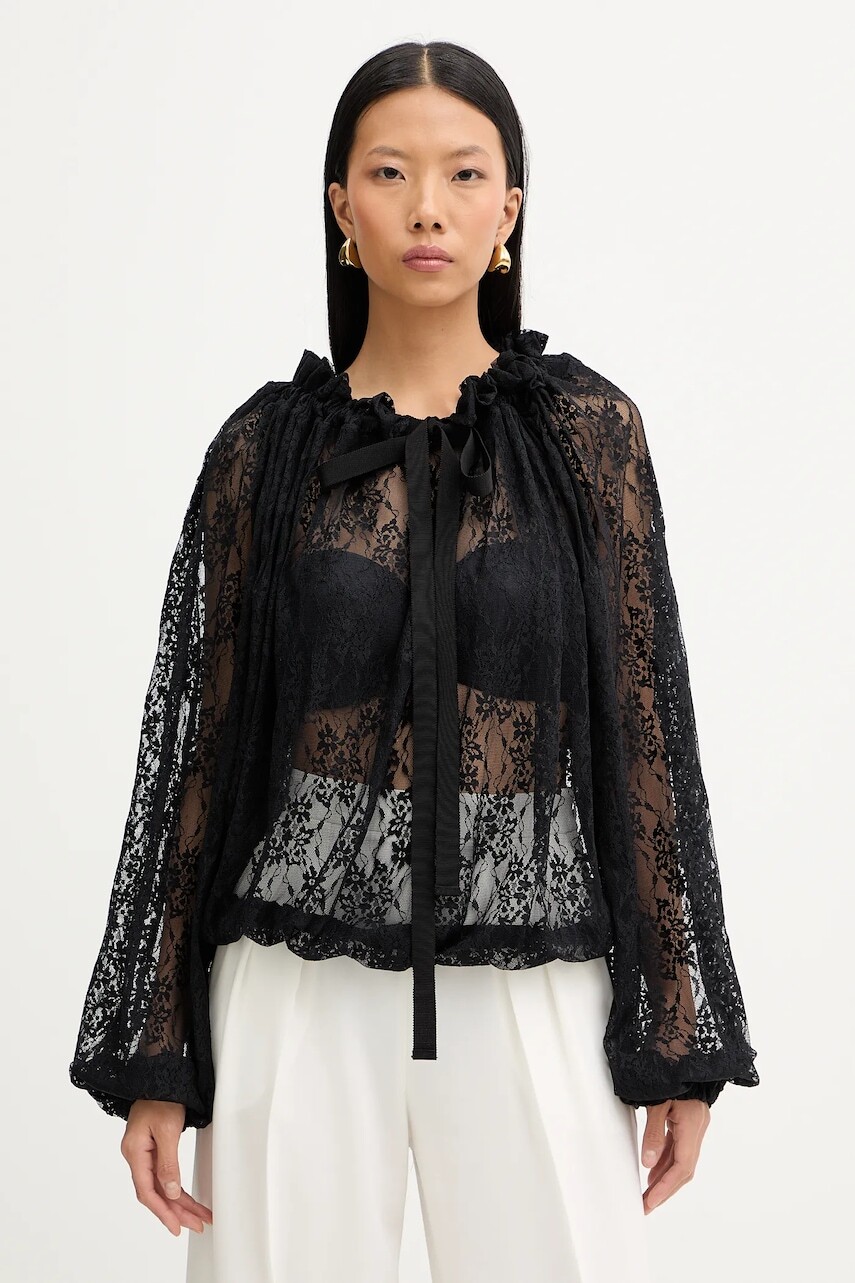 Blúzka Patou čierna farba, jednofarebná, JE1749968