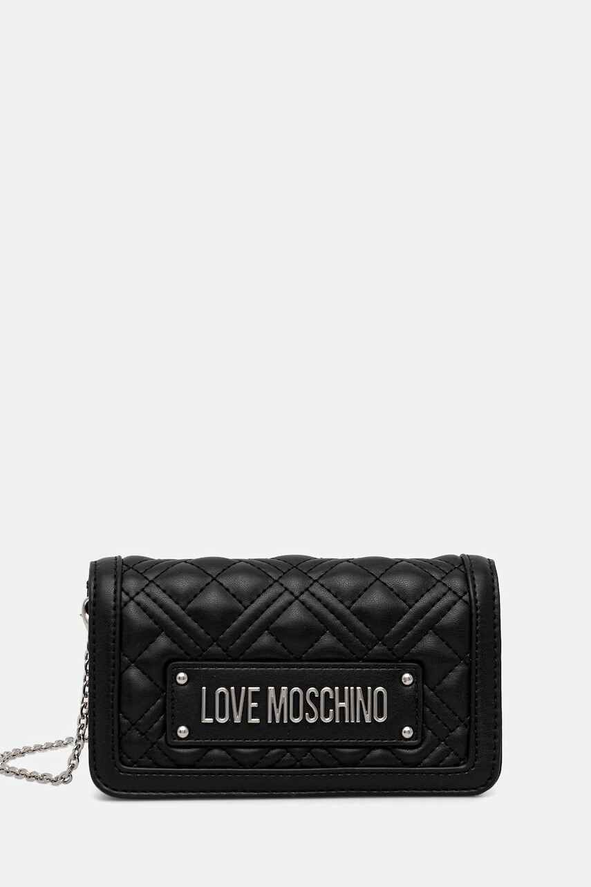 Kabelka Love Moschino čierna farba, JC5681PP0NLA000B