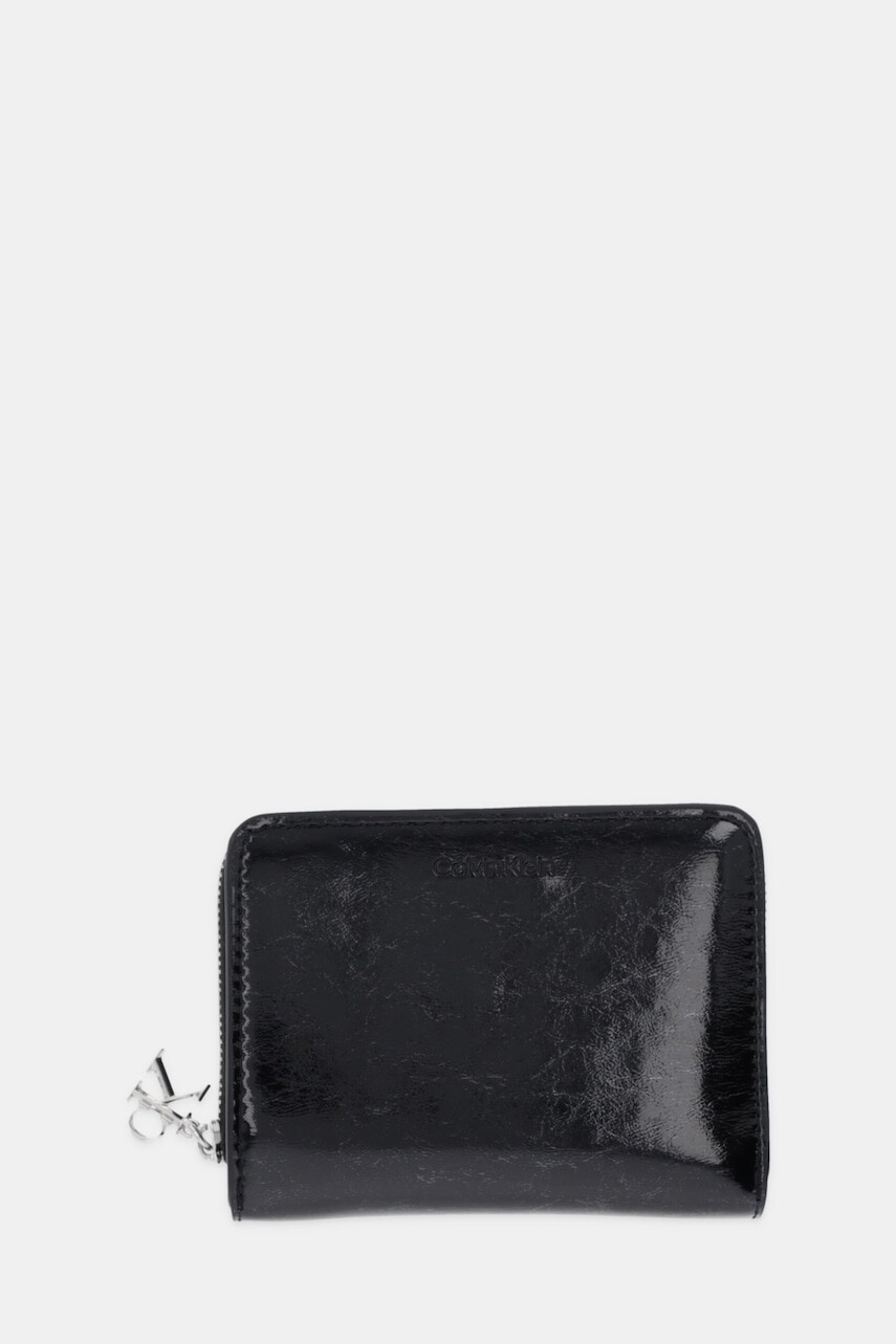 Peňaženka Calvin Klein dámska, čierna farba, LV04F1103G