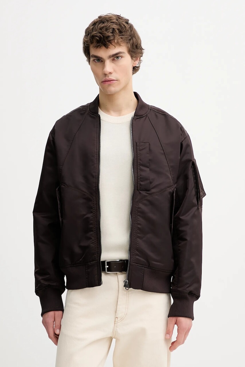 Bunda G-Star hnedá farba, prechodná, D27930-C143