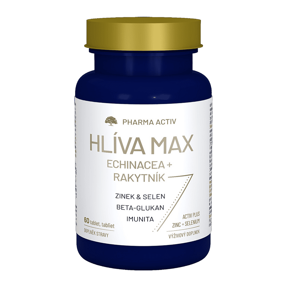 PHARMA ACTIV HLIVA MAX Echinacea + Rakytník 60 tabliet