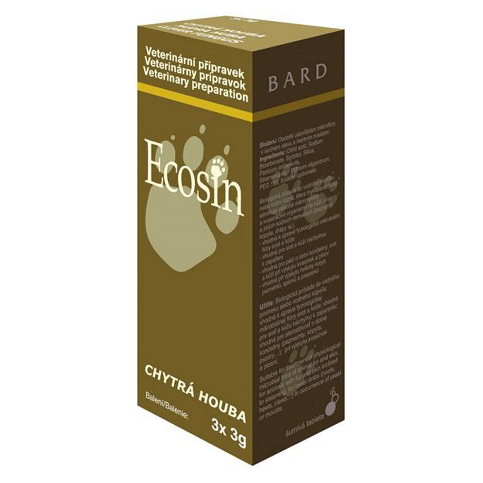 ECOSIN Múdra huba pre zvieratá 3x3g