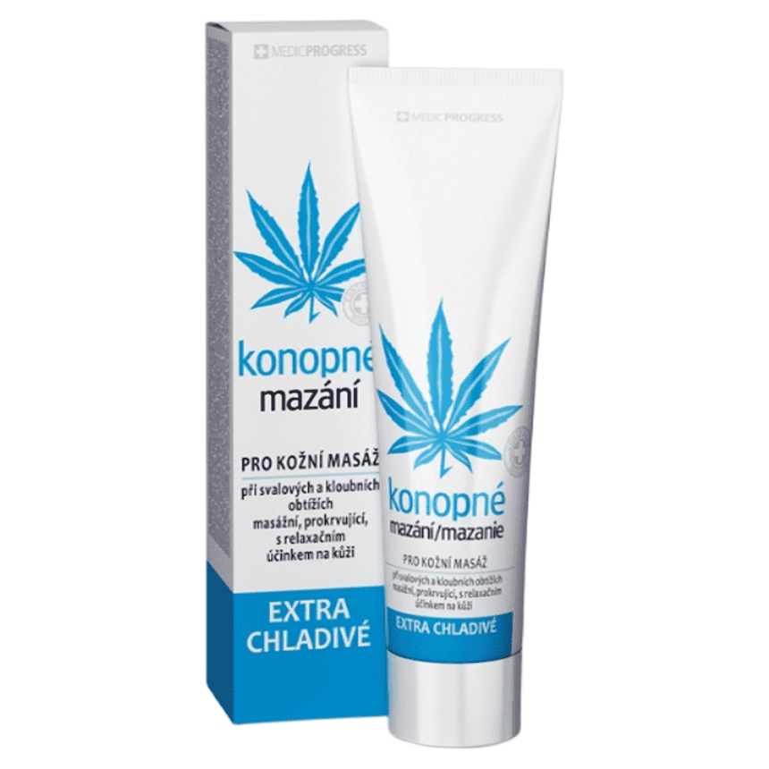 MEDICPROGRESS Konopné mazanie Extra chladivé 100 ml