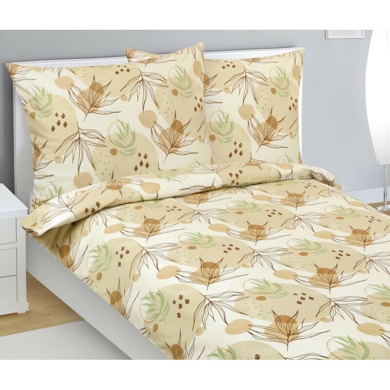 Bellatex Flanelové obliečky Jeseň, 140 x 200 cm, 70 x 90 cm