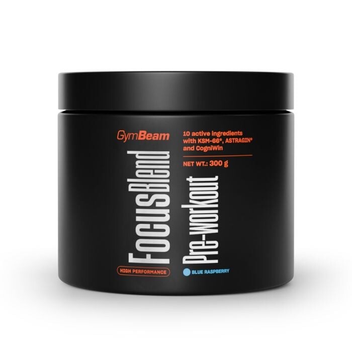 GymBeam Focus Blend Pre-workout 300 g jahoda kiwi