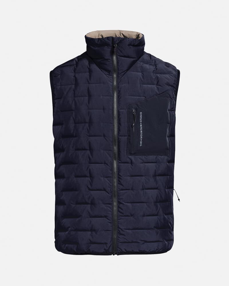 Páperová obojstranná vesta The Mountain Studio REVERSIBLE LIGHT VEST