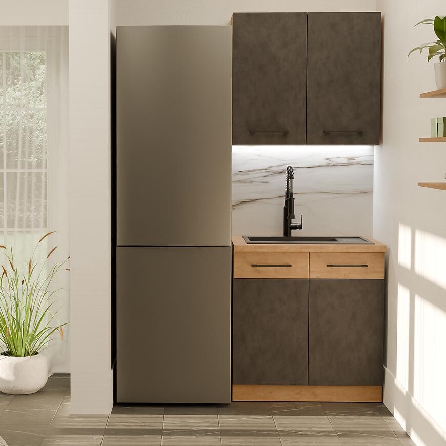 Kuchynská linka Vigo Grafit 80 cm bez pracovnej dosky