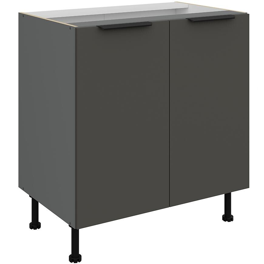 Kuchynská skrinka Aria-Gr/Ant Anti Fingerprint 80d 2f Bb