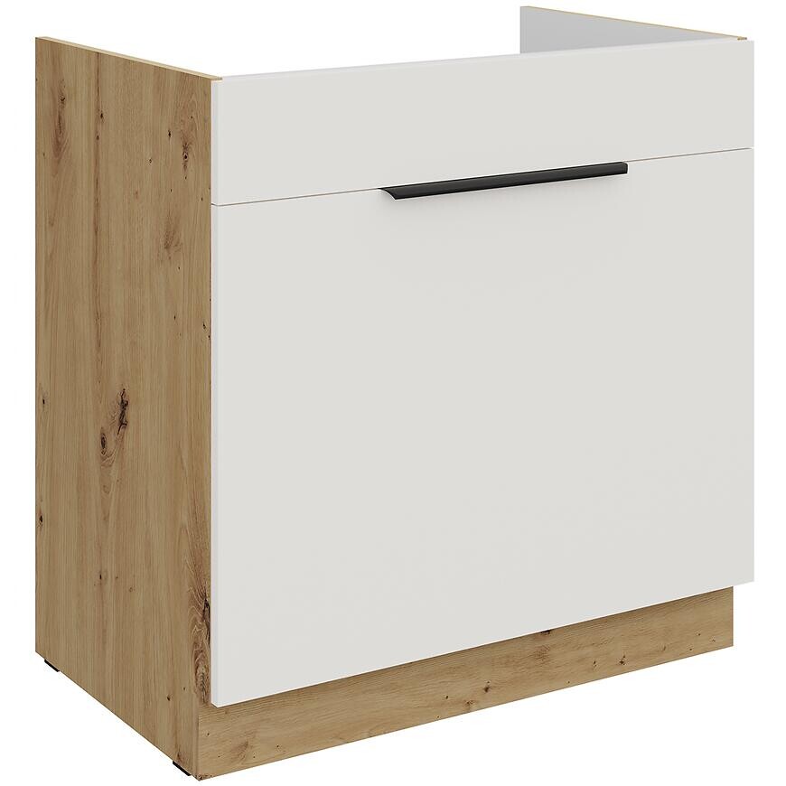 Kuchynská skrinka Aria-Wh/Ar Anti Fingerprint 80zl 1s Bb