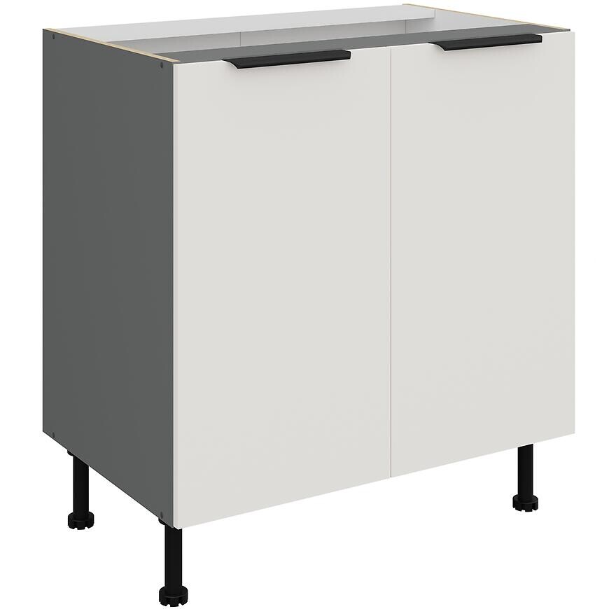 Kuchynská skrinka Aria-Wh/Ant Anti Fingerprint 80d 2f Bb