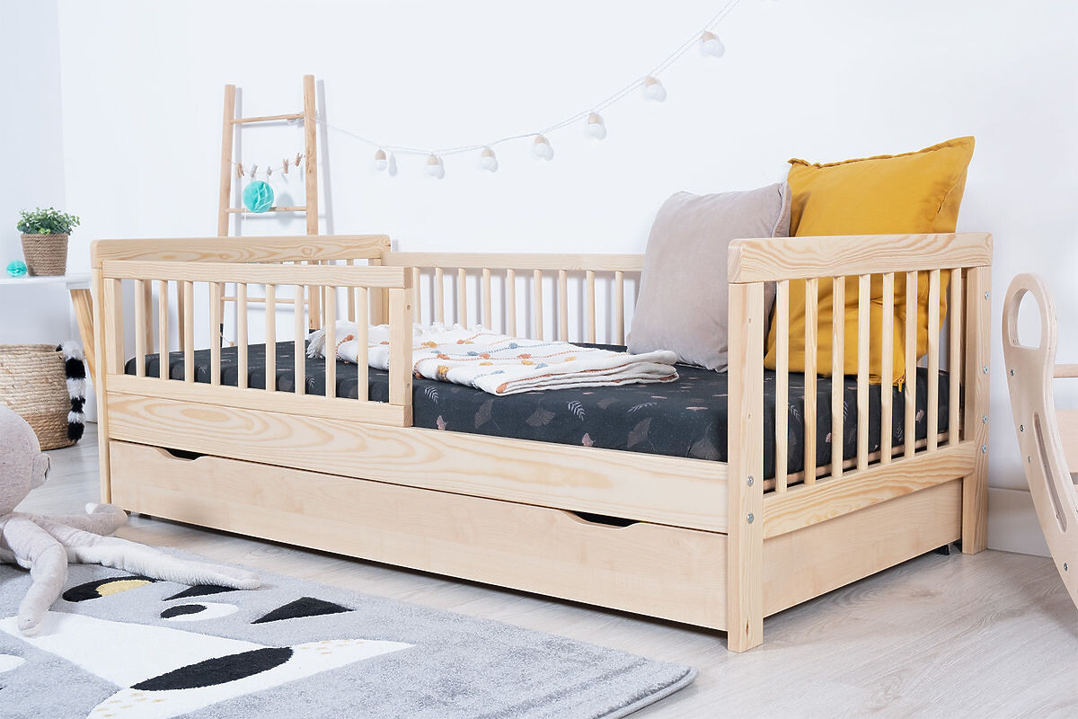 Ourbaby® 34115-0 TEDDY posteľ bez úložného priestoru 140x70 cm prírodná