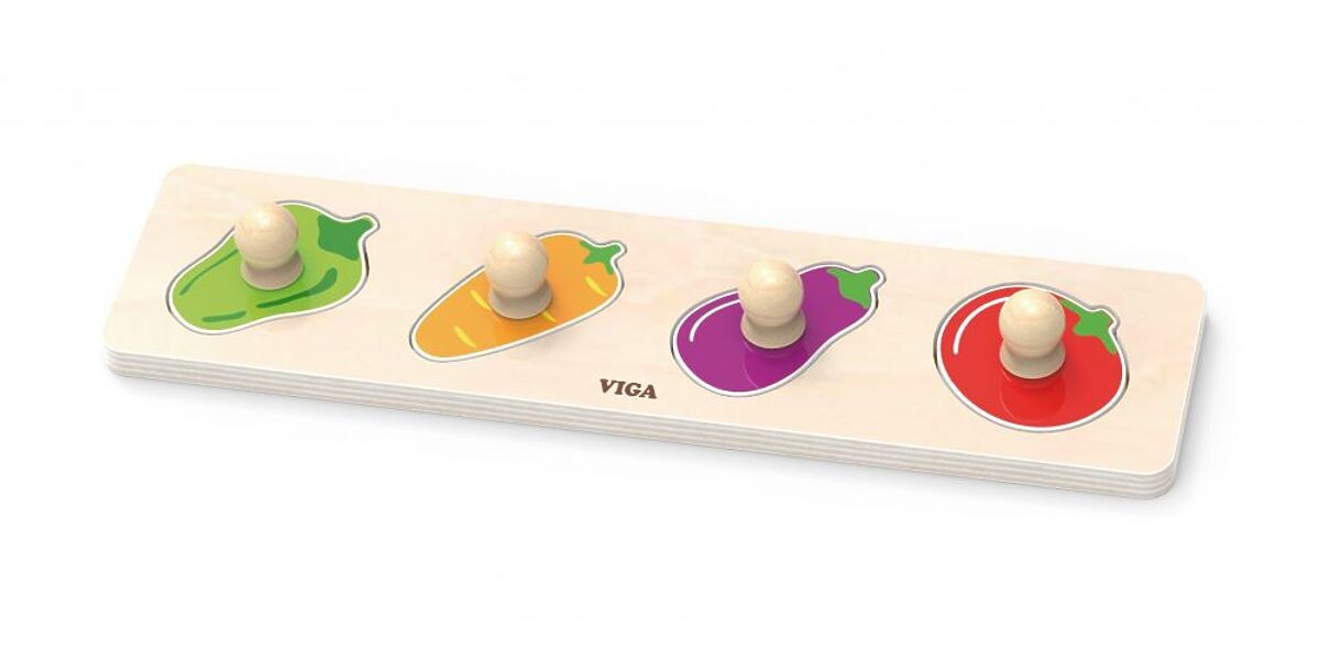 Skladačka s úchytmi Zelenina