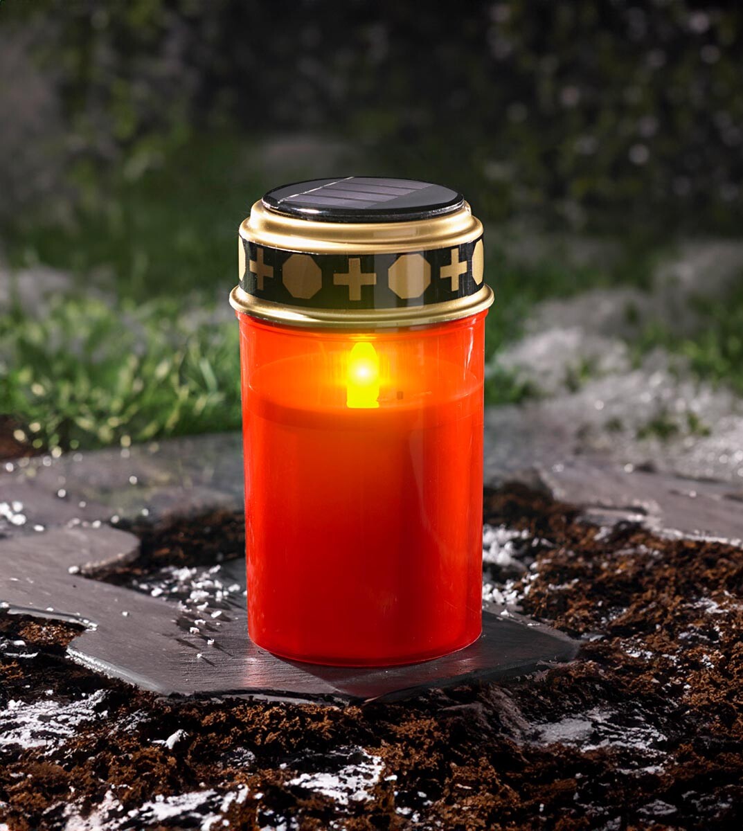 Solárna cintorínska sviečka