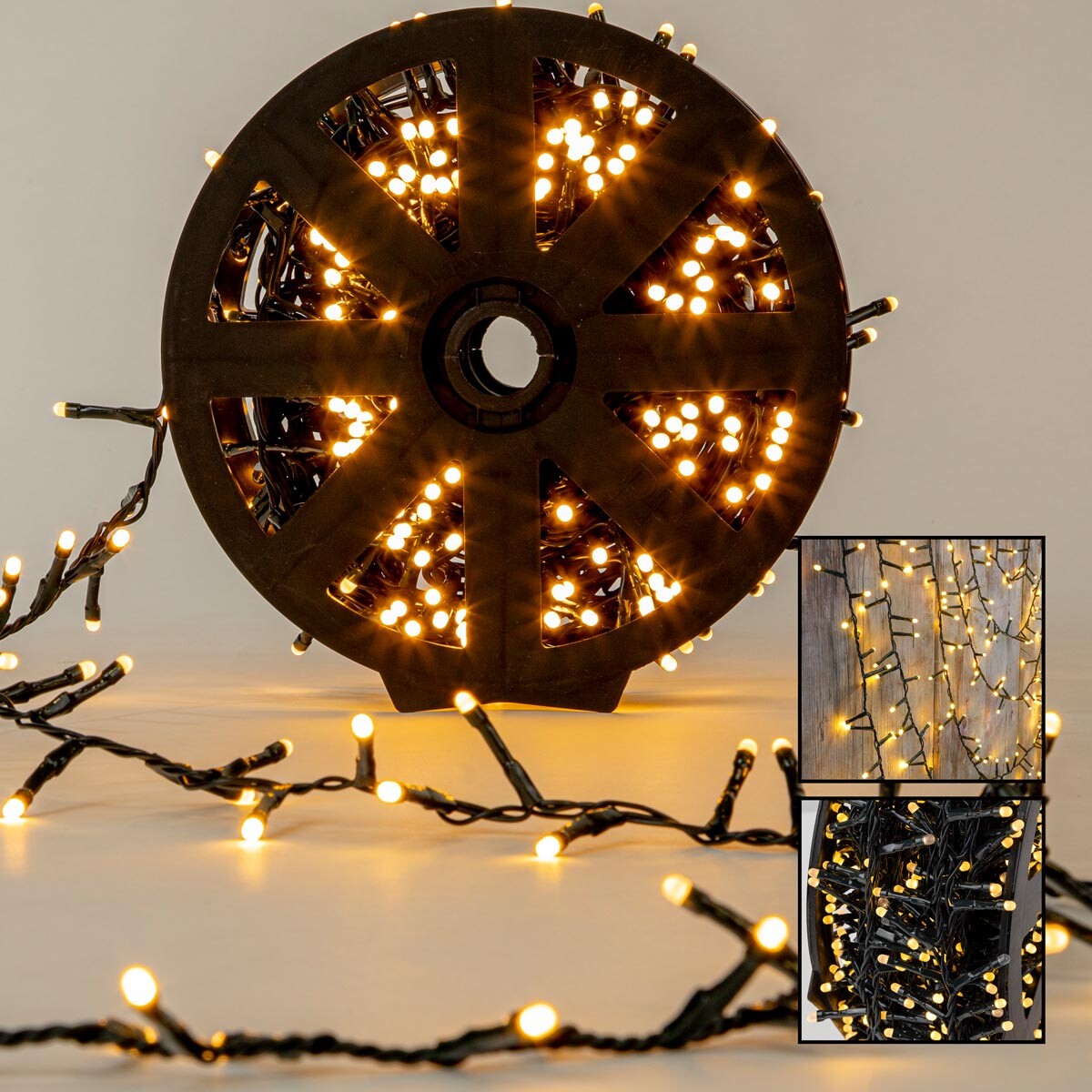 Svetelná reťaz LED na disku 350 LED diód